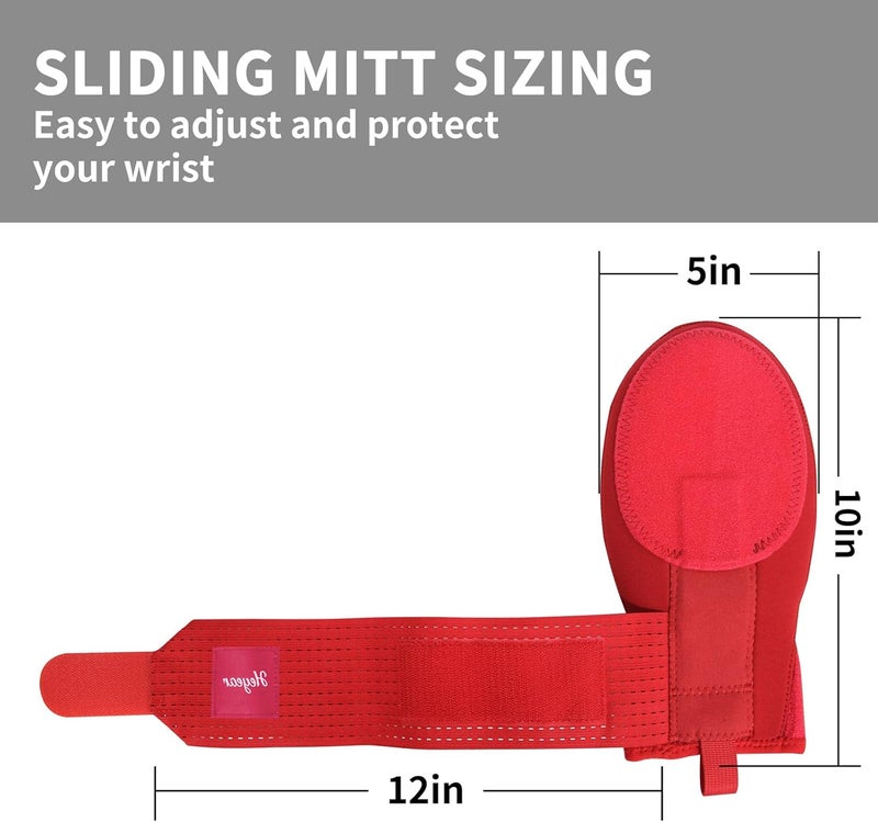 Heyear Baseball Sliding mitt, Sliding Mitt for Youth, Baseball Softball Glove for Hand Protection, Breathable and Durable, Adjustable Elastic Wrist Strap, Ambidextrous Design - Image 3